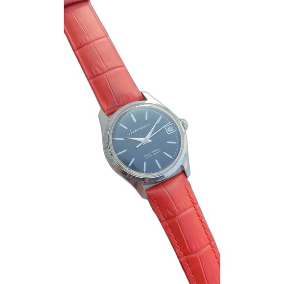 Vintage Citizen Leader Student Black Dial Para Shock Seven Jewels Rare 1960s - Picture 4 of 7